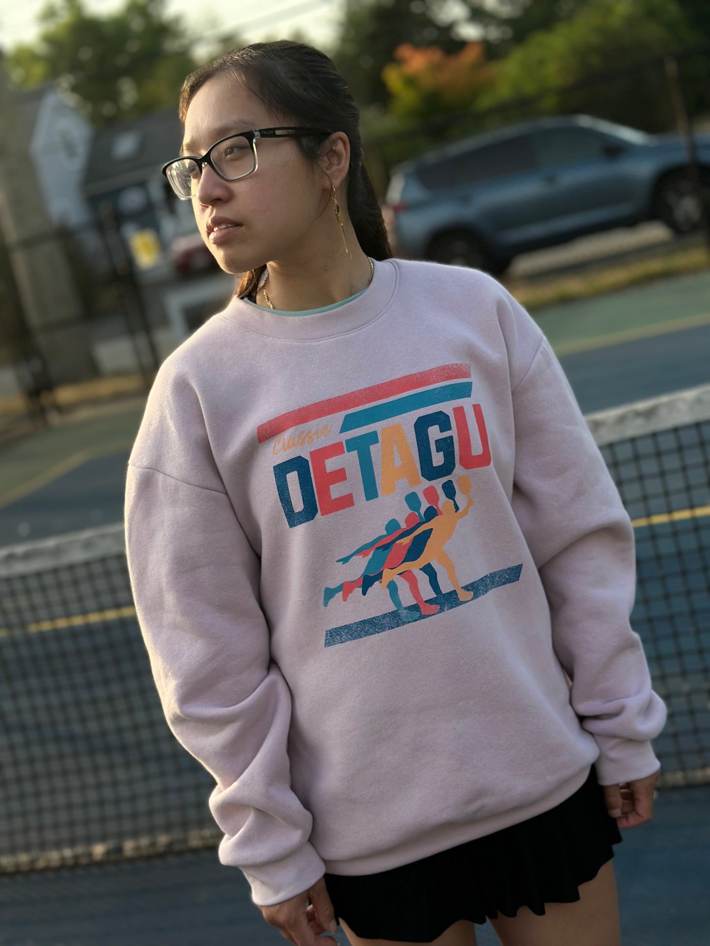 Retro Circuit Crewneck Sweatshirt (Sustainable Material) Unisex