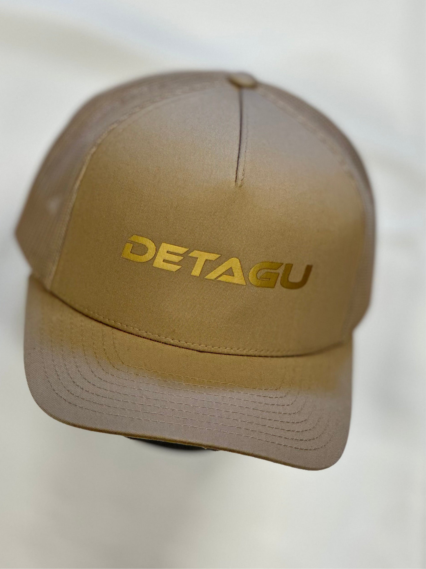 Metallic Gold Text Hat