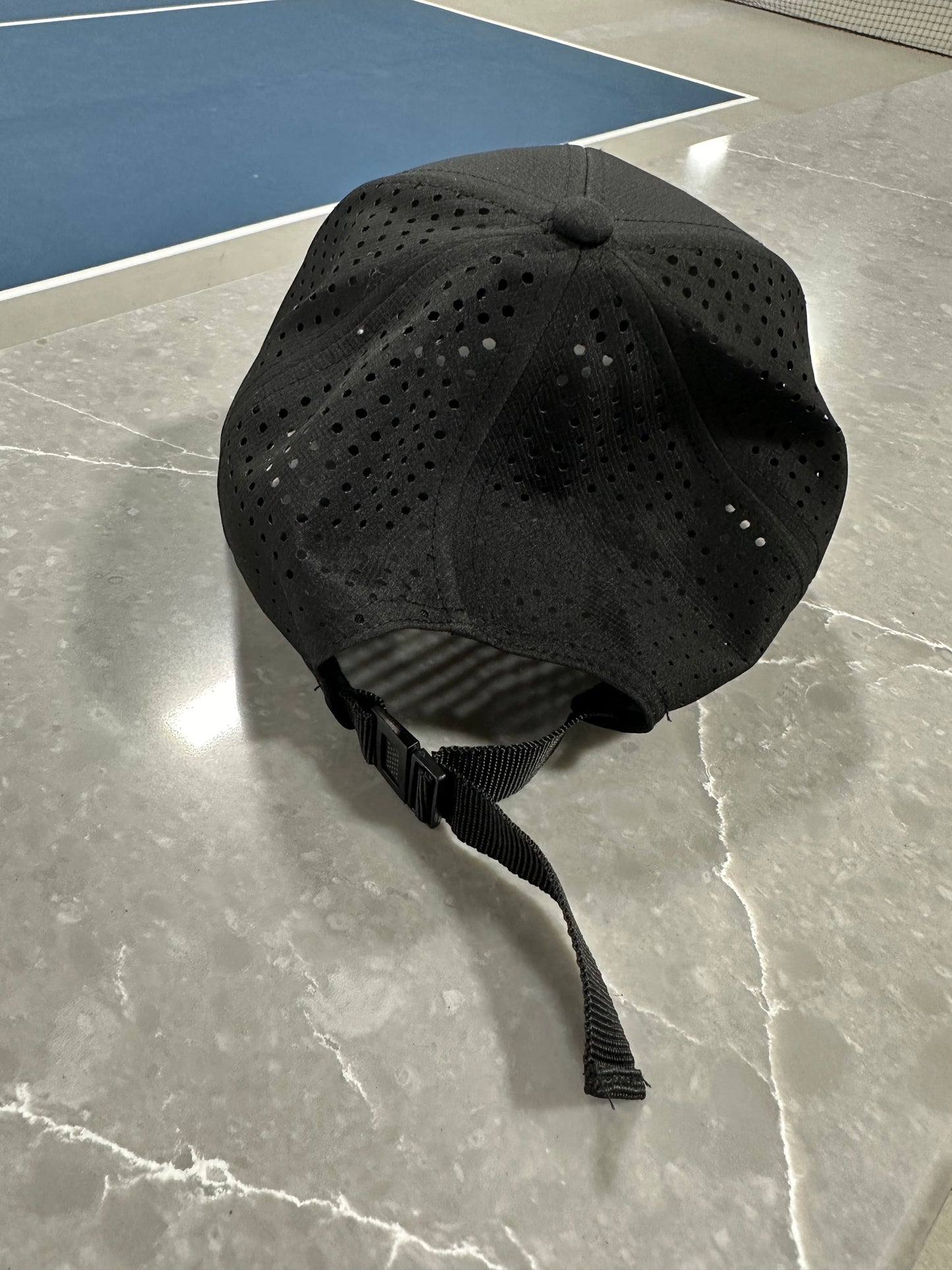 Perforated Performance DETAGU 3D Embroidered Hat BLACK