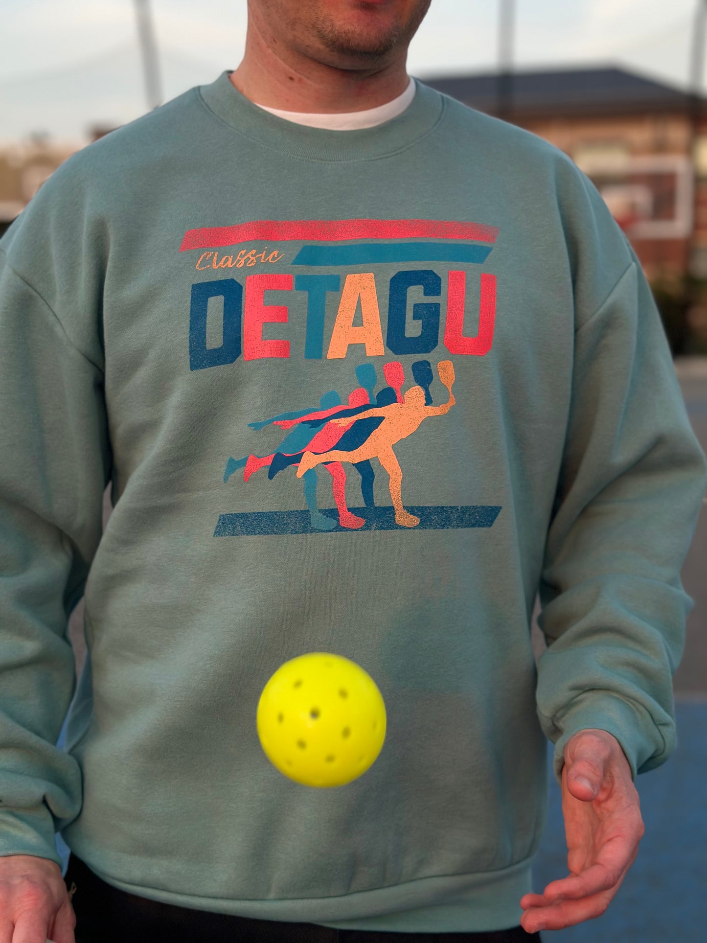 Retro Circuit Crewneck Sweatshirt (Sustainable Material) Unisex