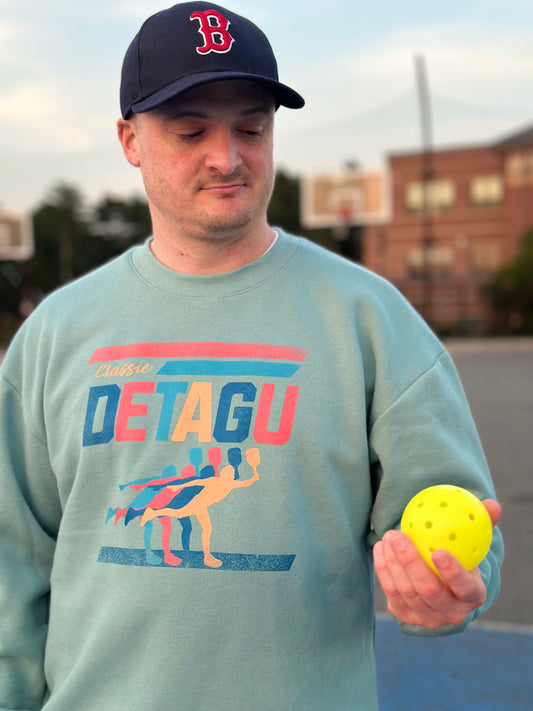 Retro Circuit Crewneck Sweatshirt (Sustainable Material) Unisex