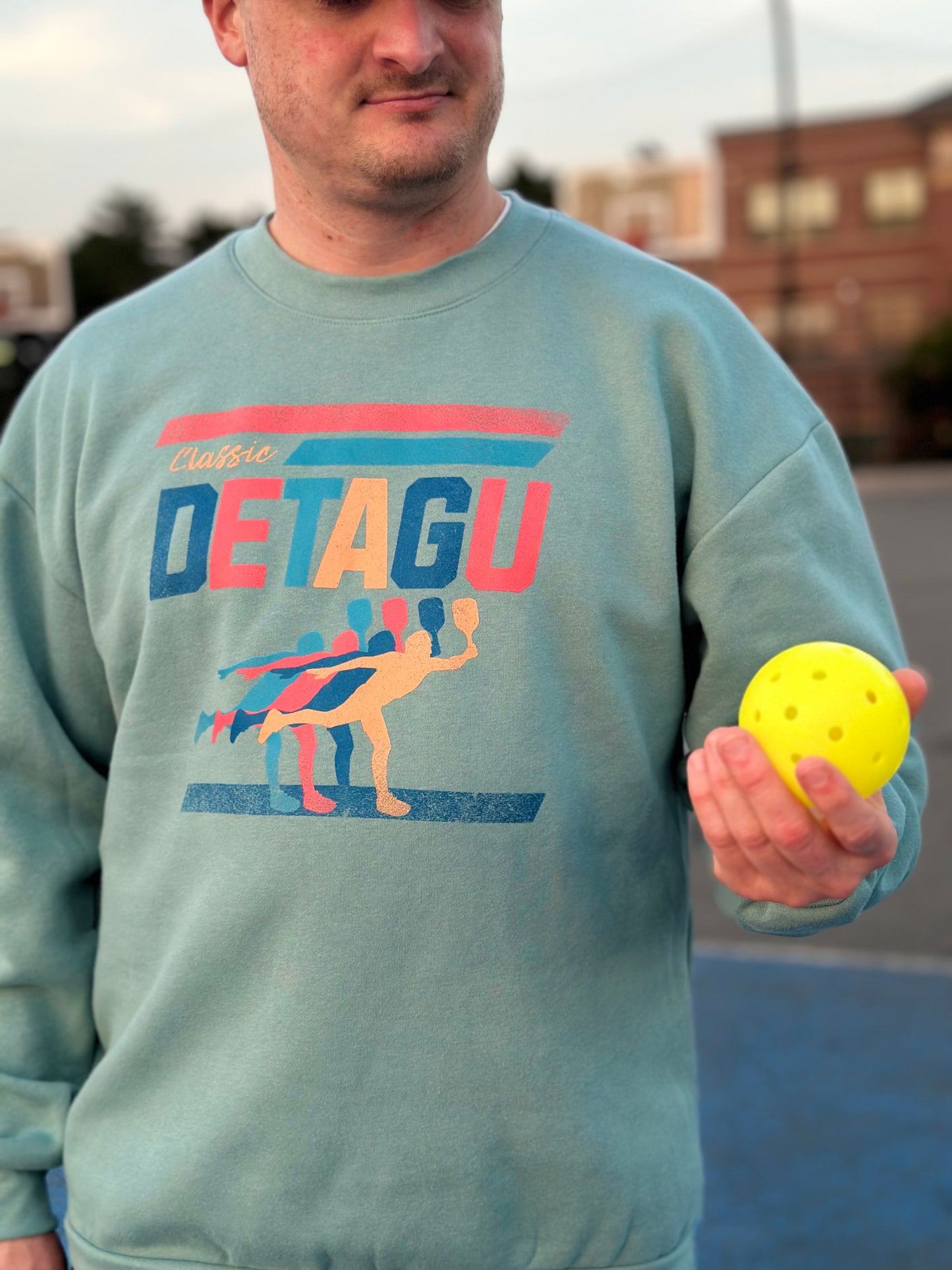 Retro Circuit Crewneck Sweatshirt (Sustainable Material) Unisex