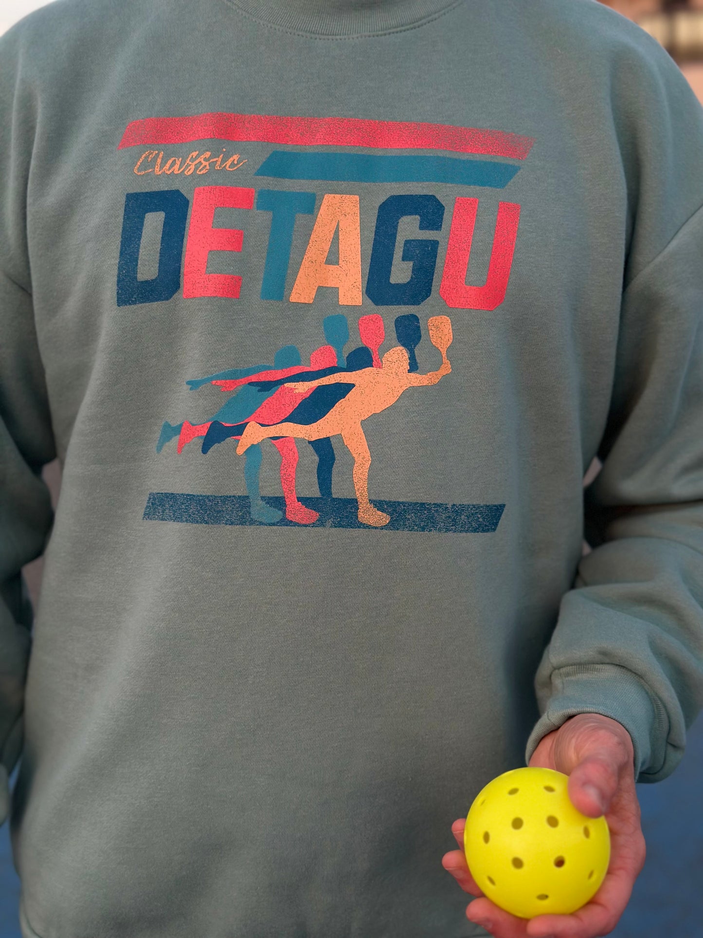 Retro Circuit Crewneck Sweatshirt (Sustainable Material) Unisex