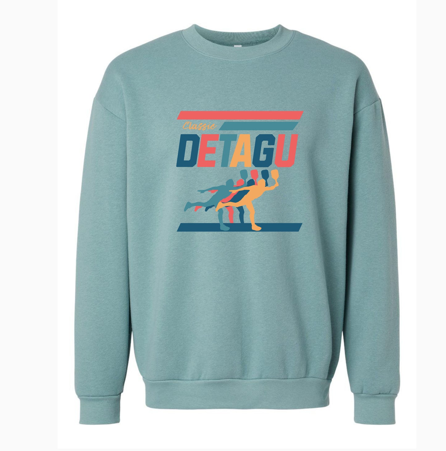 Retro Circuit Crewneck Sweatshirt (Sustainable Material) Unisex